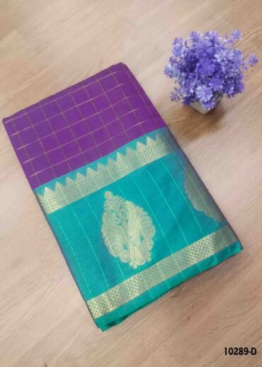 Rudhra -10289-D  Purple Color Traditional Chanderi Saree CM1487651 (RR6B)