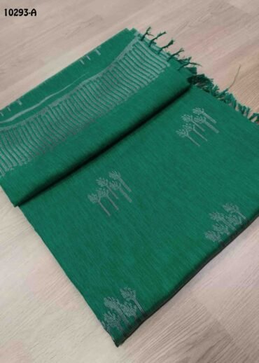 Sneha -10293-A DarkGreen Color Traditional Chanderi Silk Saree CM1493534 (RR5E)
