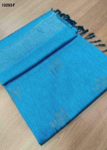 Sneha -10293-F  Blue Color Traditional Chanderi Silk Saree CM1493534 (RR5E)