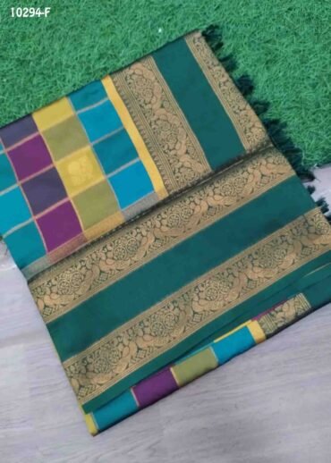 Pooja -10294-F  Green Color Traditional Banaras  Saree CM1493533 (RR6D)