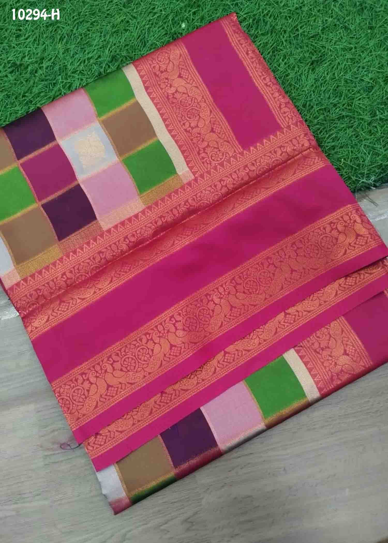 Pooja -10294-H Pink Color Traditional Banaras Saree CM1493533 (RR6D)
