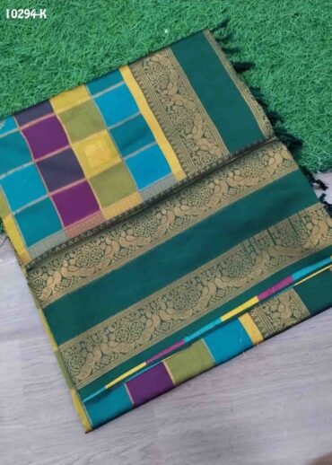 Pooja -10294-K Green Color Traditional Banaras  Saree CM1493533 (RR6D)