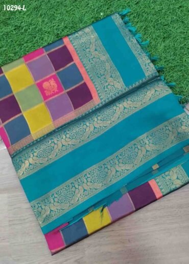 Pooja -10294-L Skyblue Color Traditional Banaras  Saree CM1493533 (RR6D)