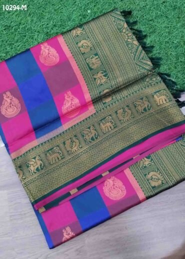 Pooja -10294-M Green Color Traditional Banaras  Saree CM1493533 (RR6D)
