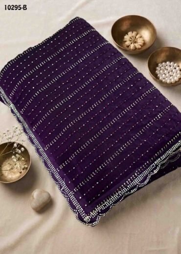 Haasini -10295-B  DarkPurple Color Excellent  Space Silk Saree CM1492519