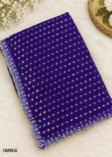 Haasini -10295-G Violet Color Excellent  Space Silk Saree CM1492519