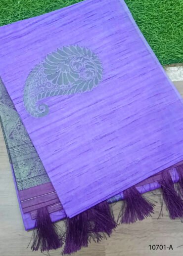 Trisha -10701-C  Lavander  Color Trendy Fancy Cotton Saree CM1474808 (LR4D)
