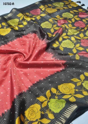 Swathi -10702-A Red Color Excellent Fancy Cotton Saree CM1472096 (RR3C)
