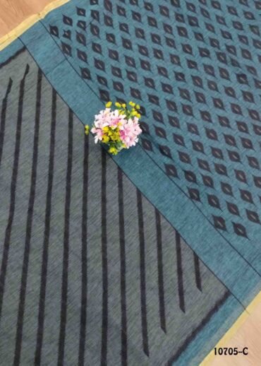 Anandhi -10705-C Charcoalgrey Color Excellent Linen Cotton Saree CM1479707 (RR3C)