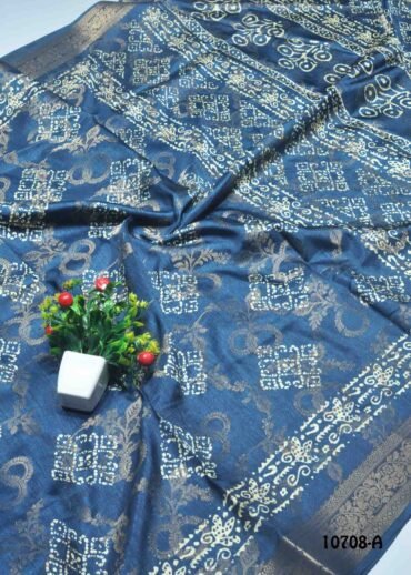 Susmitha -10708-A Blue Color Excellent Raw Silk Saree CM1485180 (RR3C)