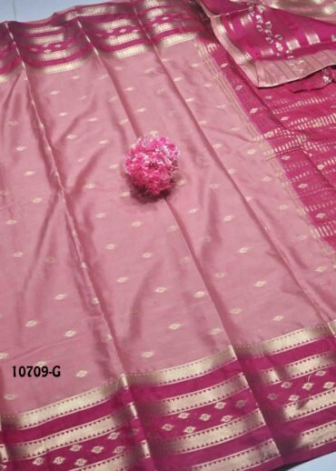 Nethra -10709 -G Babypink Color Excellent Mysore Silk Saree CM1485650 (RR3C)