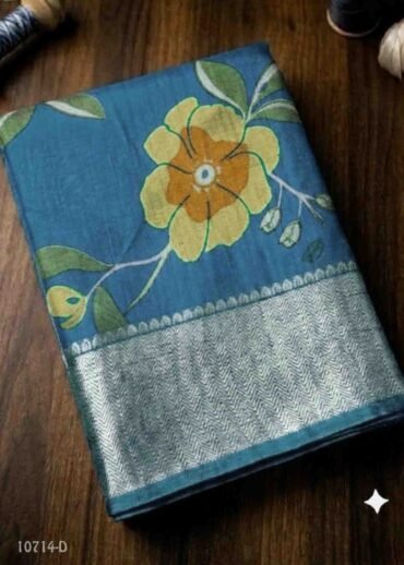 Asmitha -10714-D Peacockblue Color Excellent Dolasilk Saree CM1475870 (RR4C)