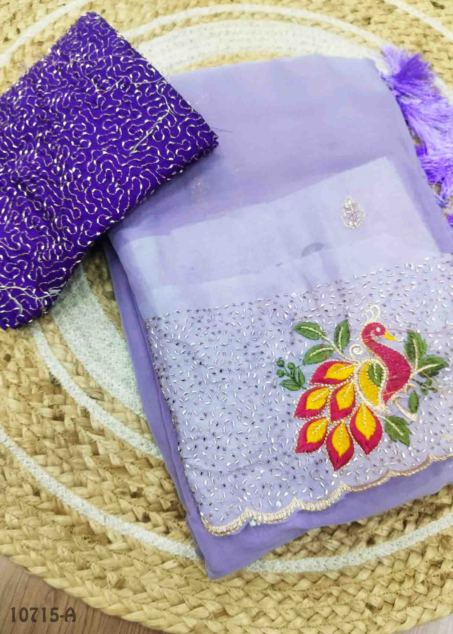 Kaviya -10715-A Lavander Color Excellent Designer Saree CM1474448 (RR4C)