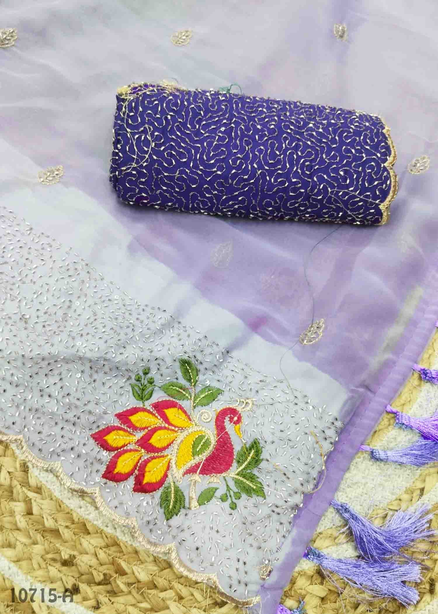 Kaviya -10715-A Lavander Color Excellent Designer Saree CM1474448 (RR4C)