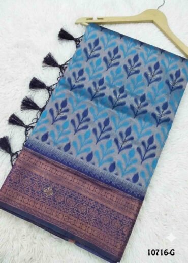 Priya -10716-G Royalblue   Color Excellent Crepe silk Saree CM1491774 (RR4C)