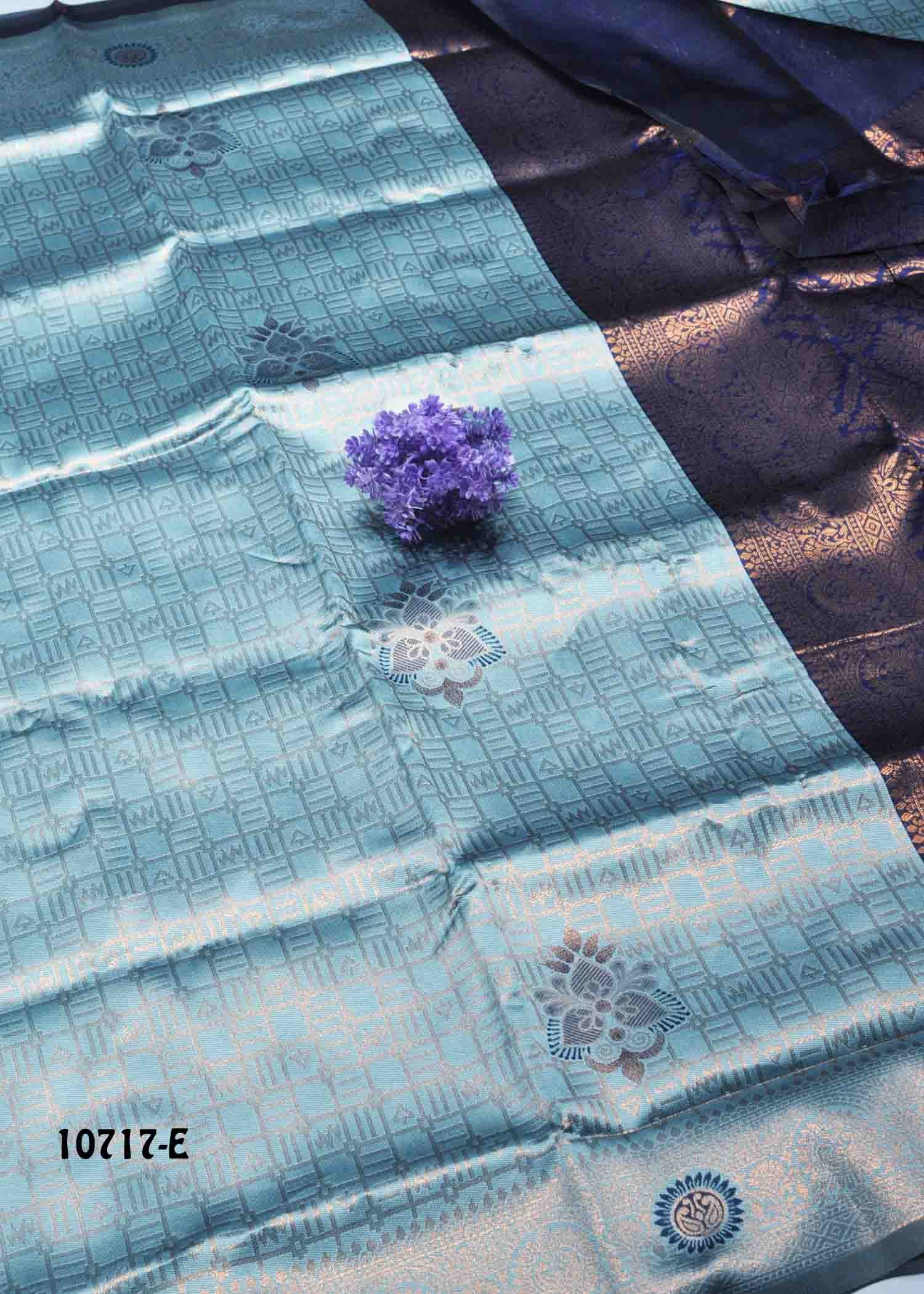 Shathika -10717-E Powderblue Color Excellent Banaras Saree CM1474756 (RR4C)