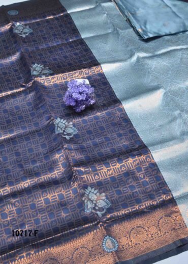 Shathika -10717-F Navyblue Color Excellent Banaras Saree CM1474756 (RR4C)