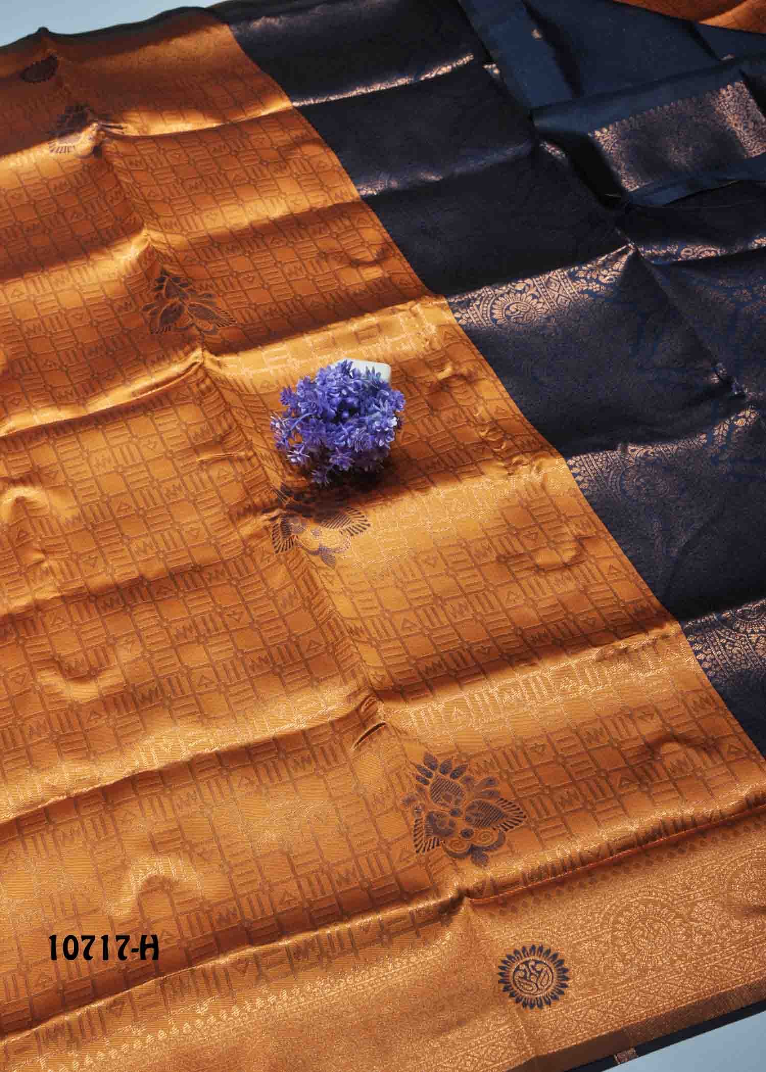 Shathika -10717-H MustardGold Color Excellent Banaras Saree CM1474756 (RR4C)
