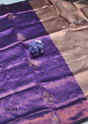 Shathika -10717-I Violet Color Excellent Banaras Saree CM1474756 (RR4C)
