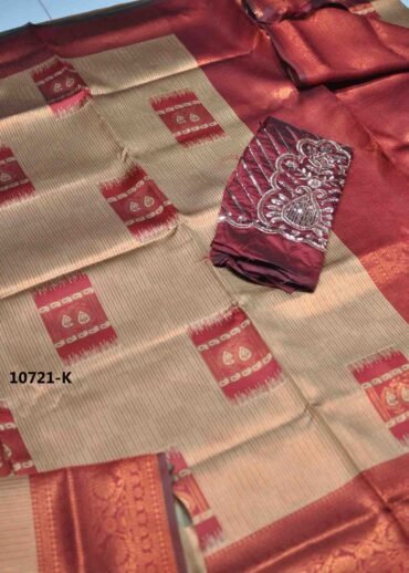 Zoya -10721-K  Maroon Color Excellent Banaras Saree CM1487160 (RR2D)