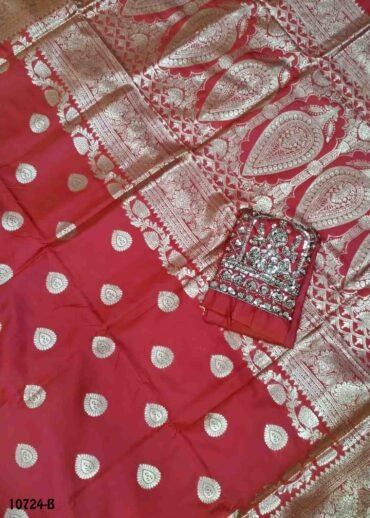 Ramyasri -10724-B Brickred Color Traditional Banaras  Saree CM1491797 (RR6B)