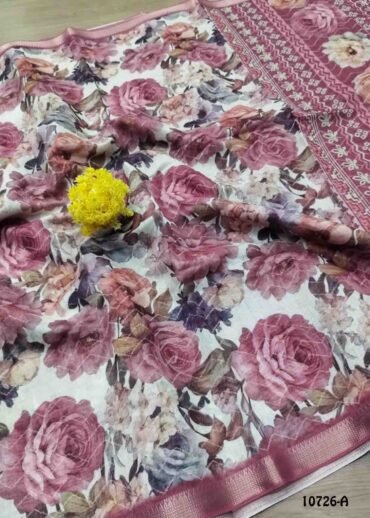 Rithika -10276-A Dustyrose Color Excellent Chanderi Silk  Saree CM1488264 (RR4B)