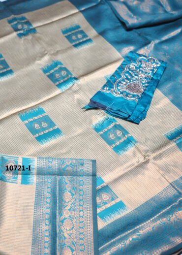 Zoya -10721-I  Peacockblue Color Excellent Banaras Saree CM1487160 (RR2D)