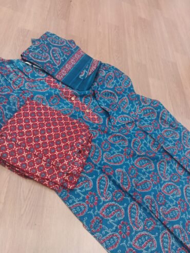 Suji 09785-A Peacock Blue Color ReadyMade Salwar CM1457131