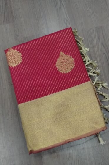 Linen SIlk- 10675-A Pink color Fancy Banarasi saree CM1476664