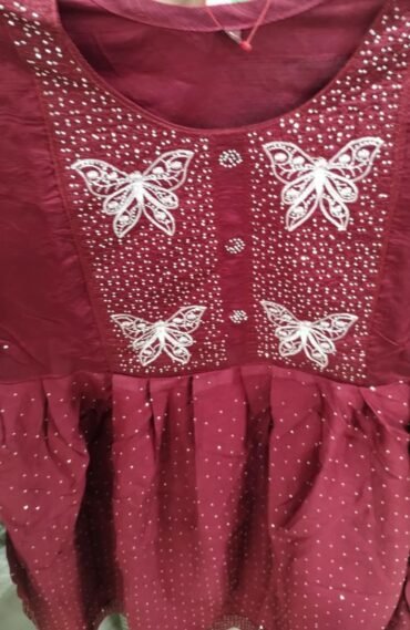 Aishu 09780-B [XL] Red Color ReadyMade Kurthi CM1446280