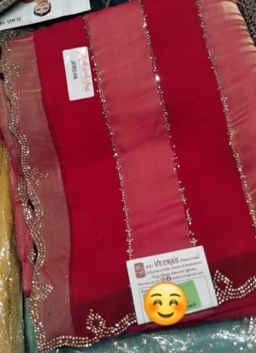 Jordan - 1775-A Reddishpink Color Reception saree CM1437887
