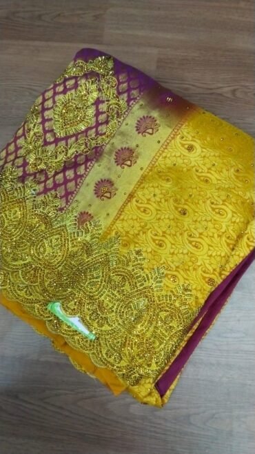 Silk - 7200-B Pink Color Semi silk Party wear saree CM-1465399