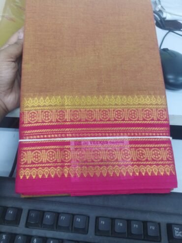 Sana 101080-A Mustard With Pink color Chettinadu Cotton CM1451164