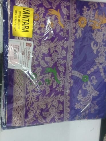 Srima 10840-D Voilet Color Banaras Saree CM1492744