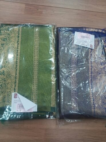Srima 10840-H Purple And Green Color Banaras Saree CM1493797