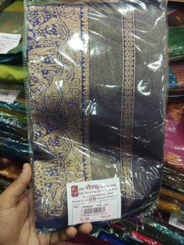 Srima 10430-H Voilet Color Banaras Saree CM1493797