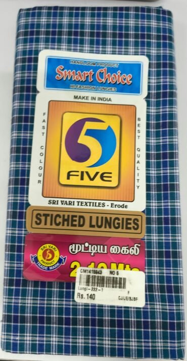 Tamil 10430-D Multi Color Striched Lungi CM1415943